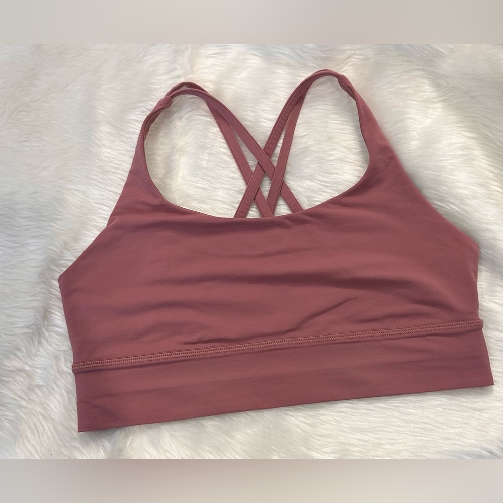 lululemon athletica Dusty Rose Sports Bra